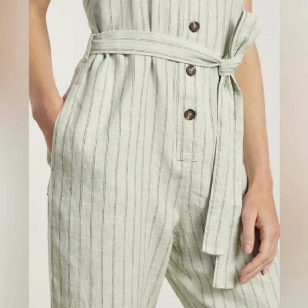 Everlane Linen Jumpsuit Size 4 NWT